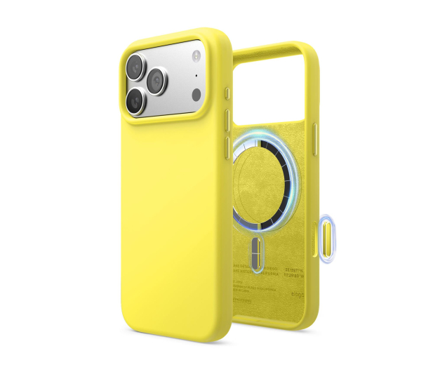 Elago Magsafe Silicon Case do iPhone 17 PRO Max Neon Yellow - 1360536 - zdjęcie